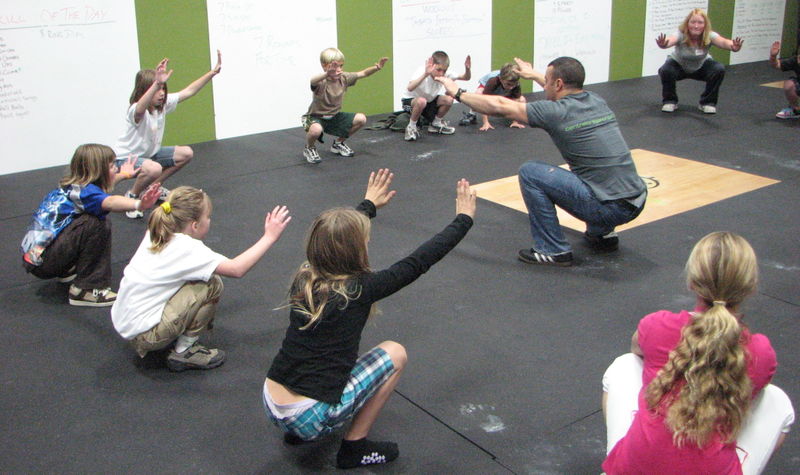 kids fitness group training